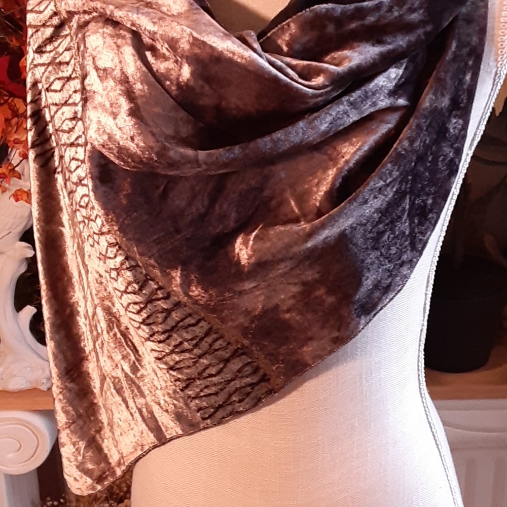 J. Jill, Silk Blend Scarf, Made in Italy - Picture 6 of 8